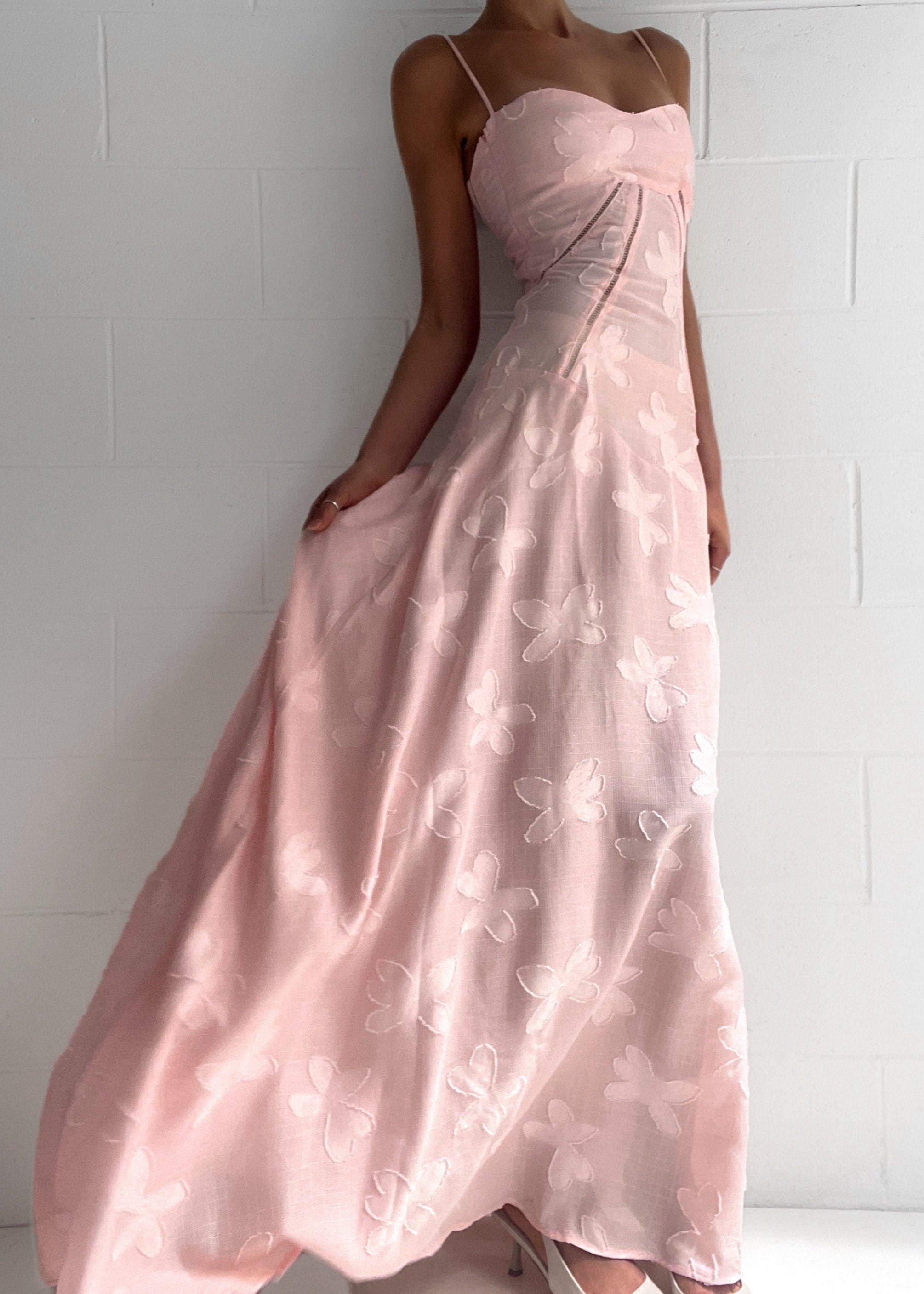 Sukienka Maxi z Kwiatowym Wzorem