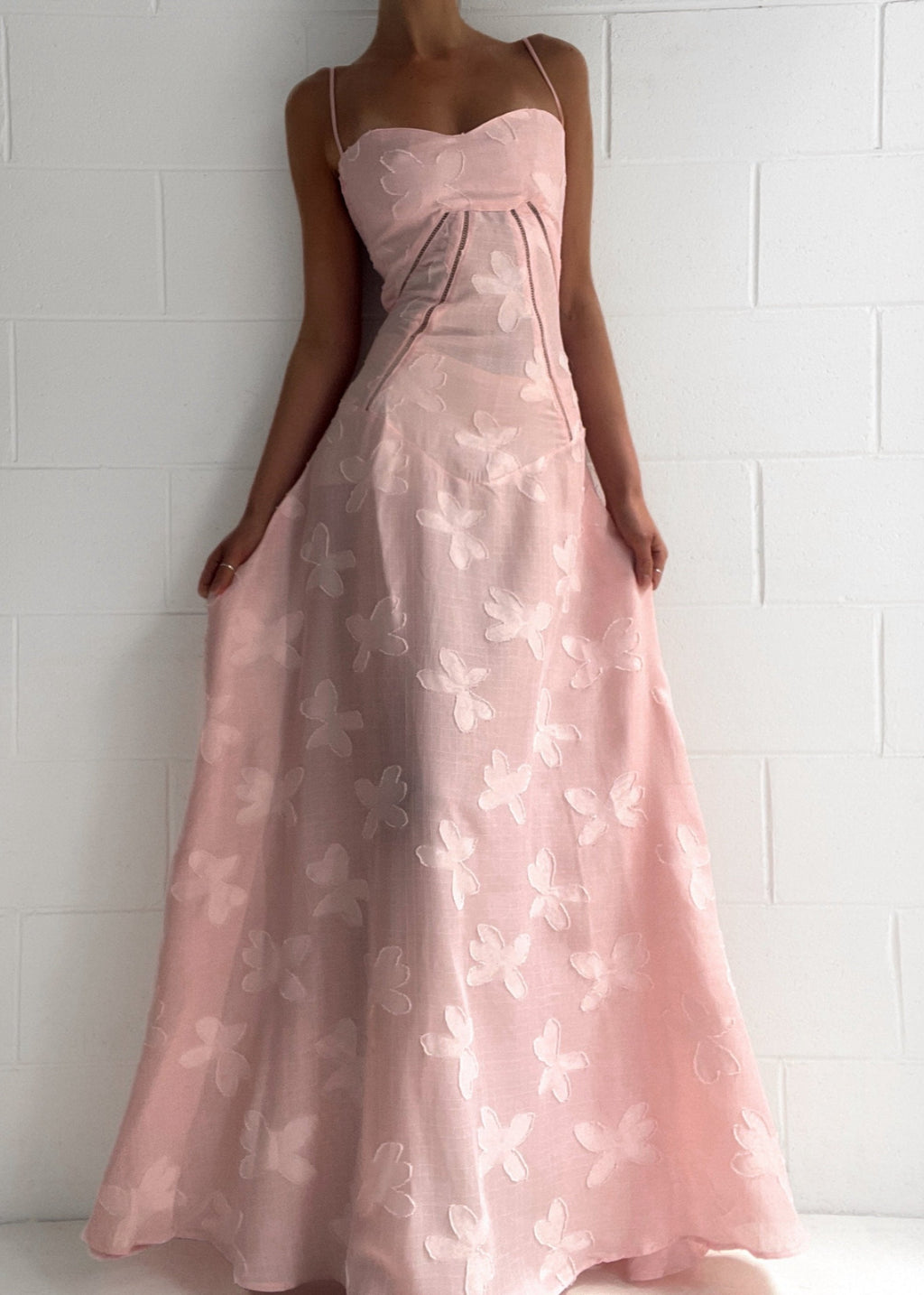 Sukienka Maxi z Kwiatowym Wzorem