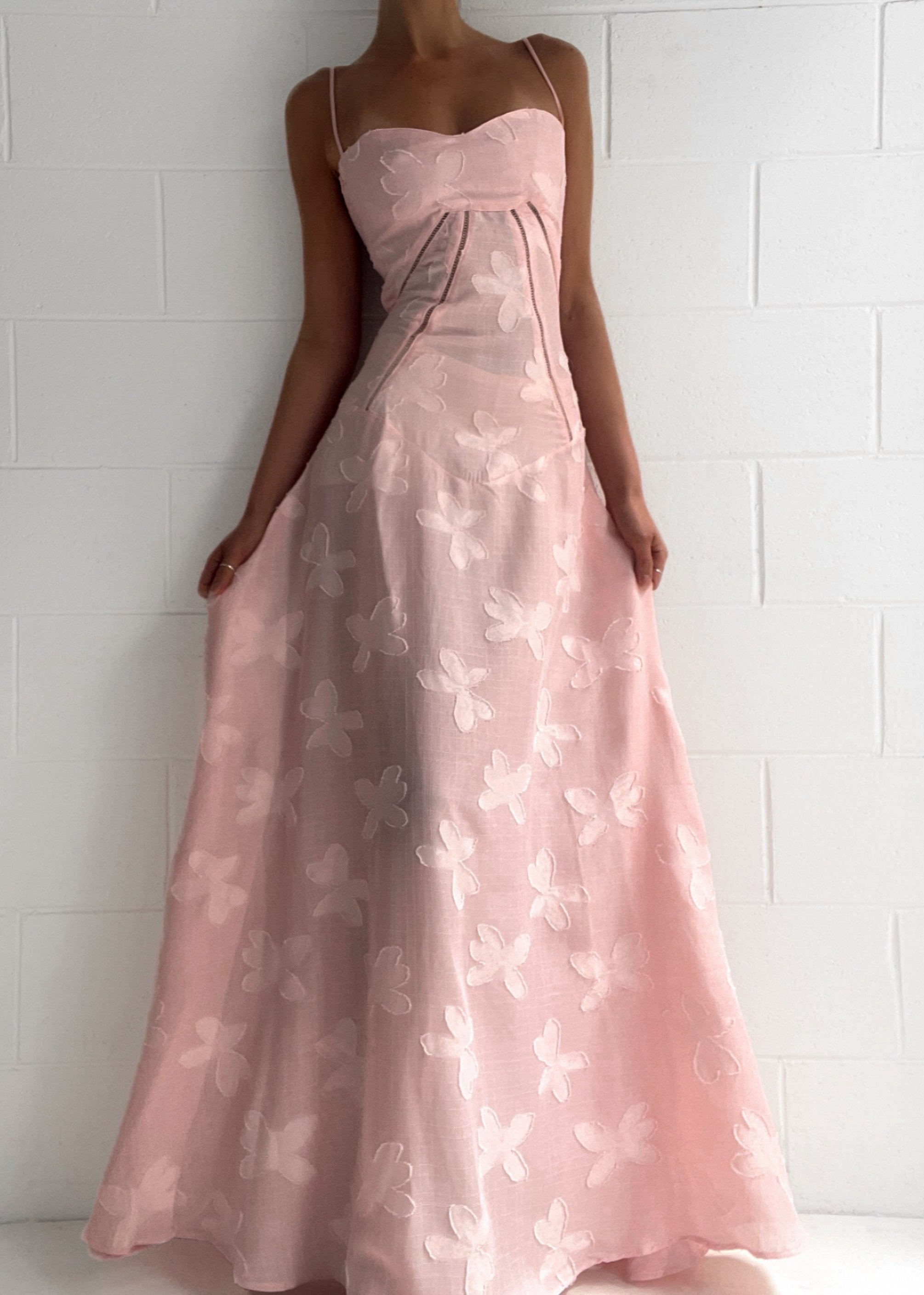 Sukienka Maxi z Kwiatowym Wzorem