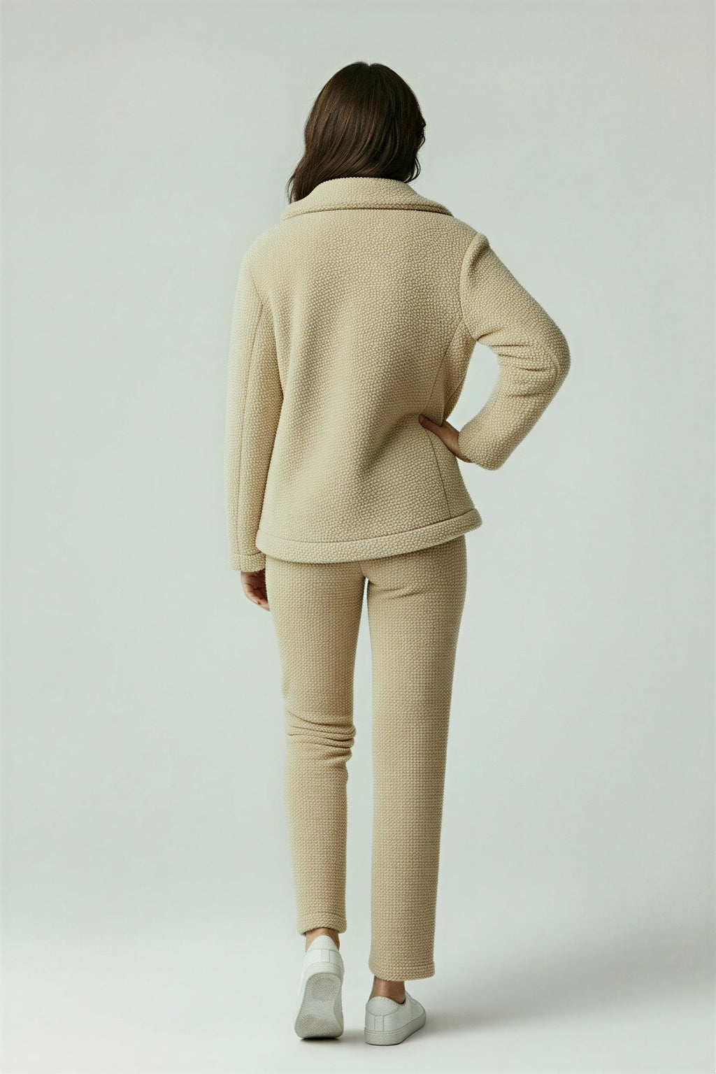 Miękka Sherpa Zimowa Kurtka