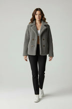 Miękka Sherpa Zimowa Kurtka