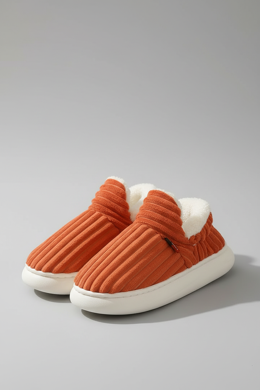 Całoroczne Kapcie Z Weluru