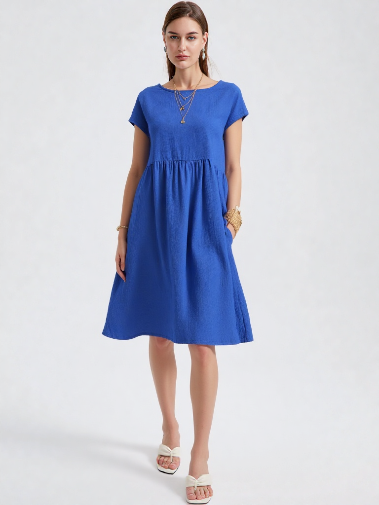 Letnia Sukienka z Kieszeniami