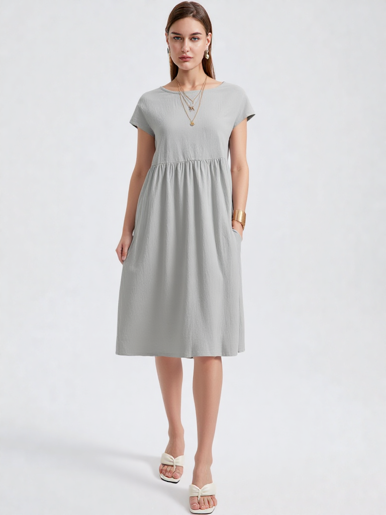 Letnia Sukienka z Kieszeniami