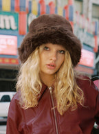 Zima – Luksusowy Sztuczny Futro – Puchaty Zimowy Kapelusz