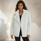 Zimowy Płaszcz z Sztucznego Futra