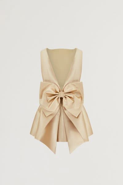 Women's Cocktail Sleeveless Bow Back Mini Dress