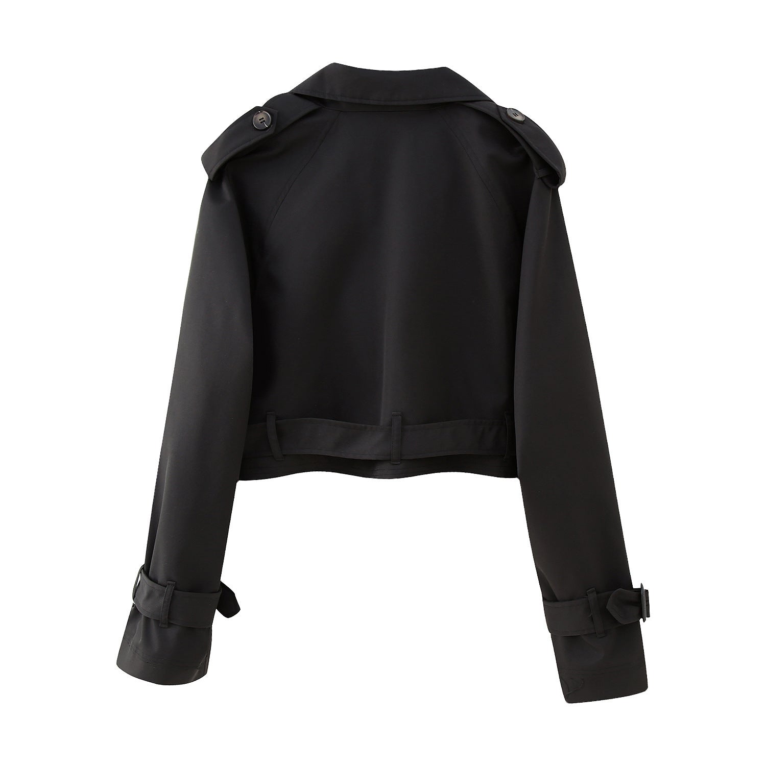 Krótka Klasyczna Kurtka Trench