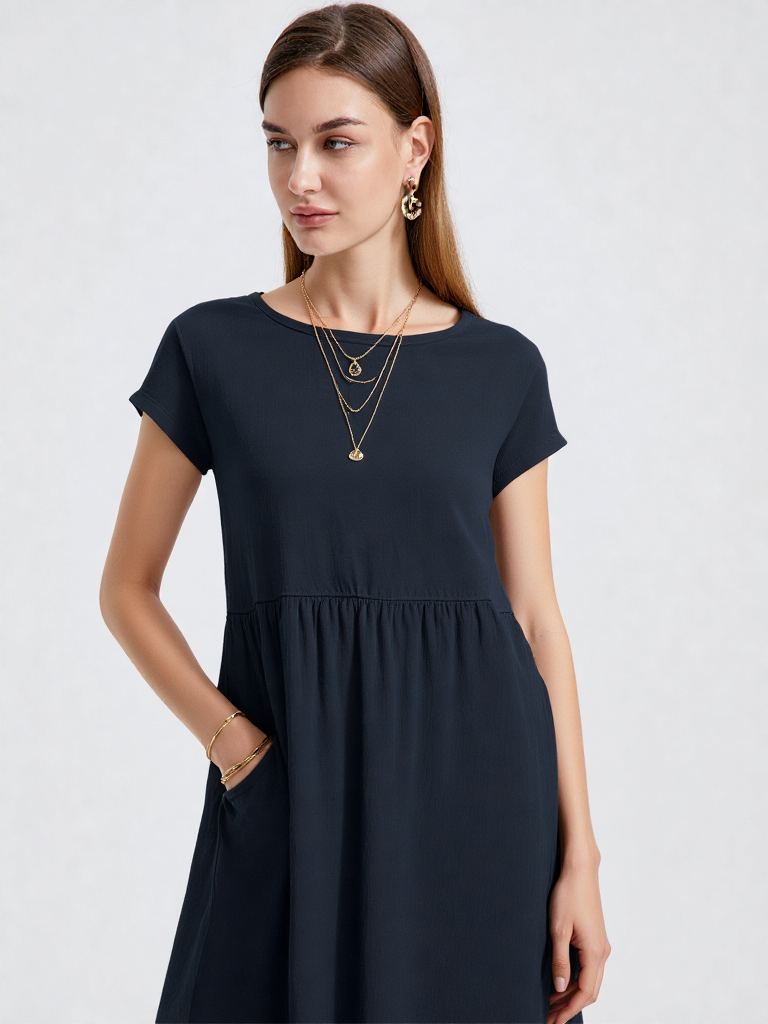 Letnia Sukienka z Kieszeniami