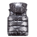 Błyszcząca kamizelka puchowa