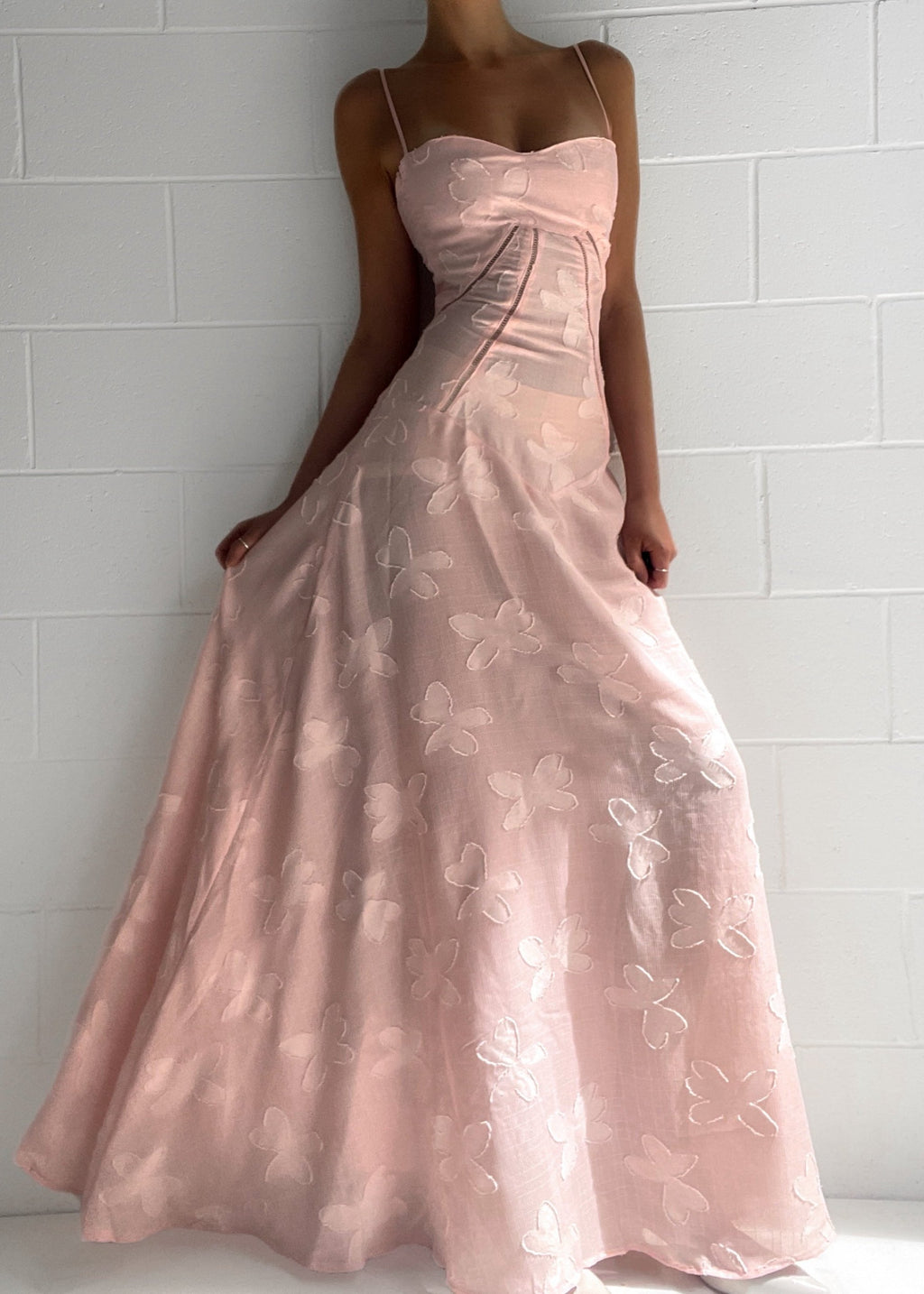 Sukienka Maxi z Kwiatowym Wzorem