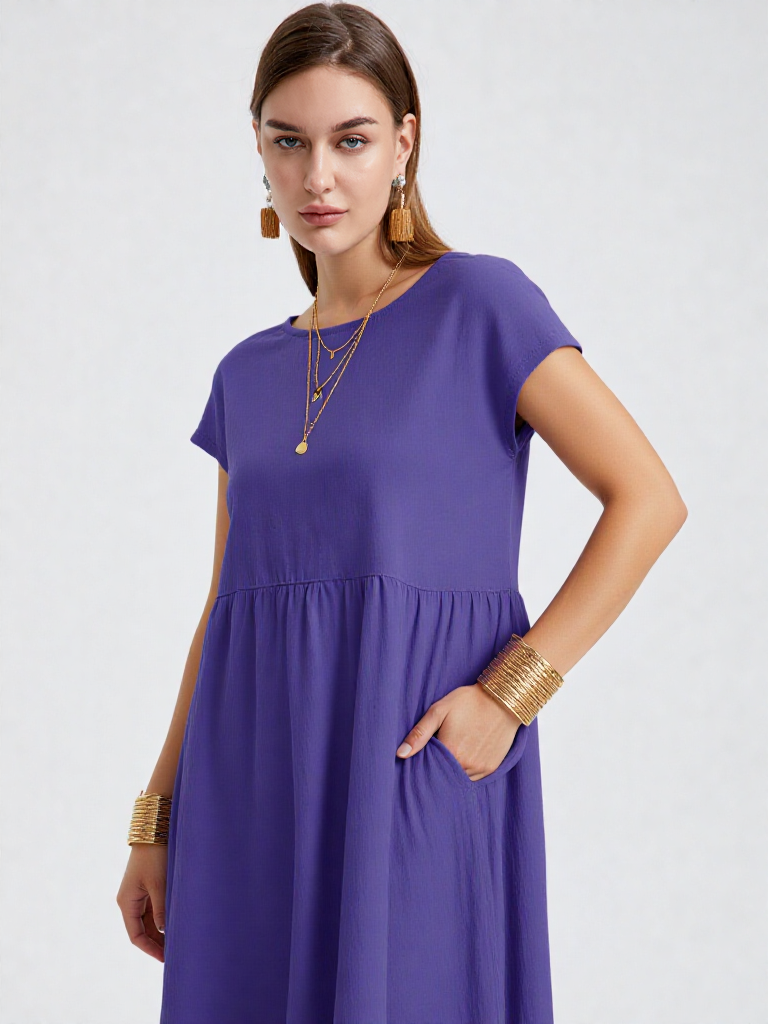 Letnia Sukienka z Kieszeniami