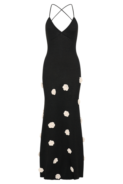 Women's Wedding Guest Floral V Neck Maxi Dress