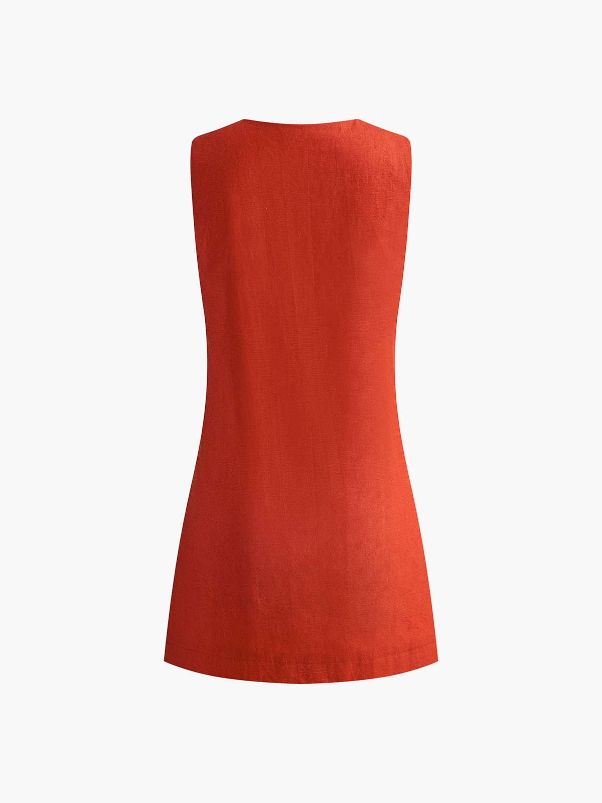 Lniana mini sukienka