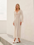 Szydełkowa maxi sukienka