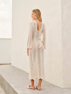 Szydełkowa maxi sukienka