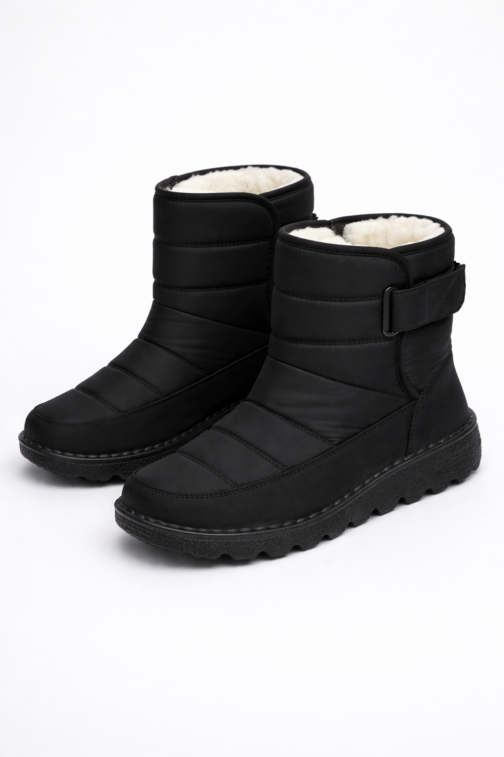 Pikowane Botki Zimowe