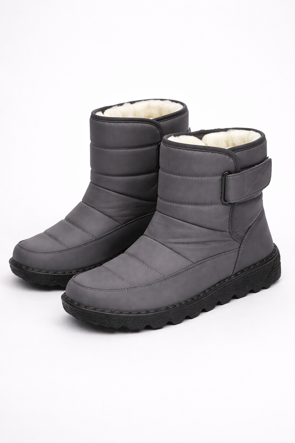 Pikowane Botki Zimowe