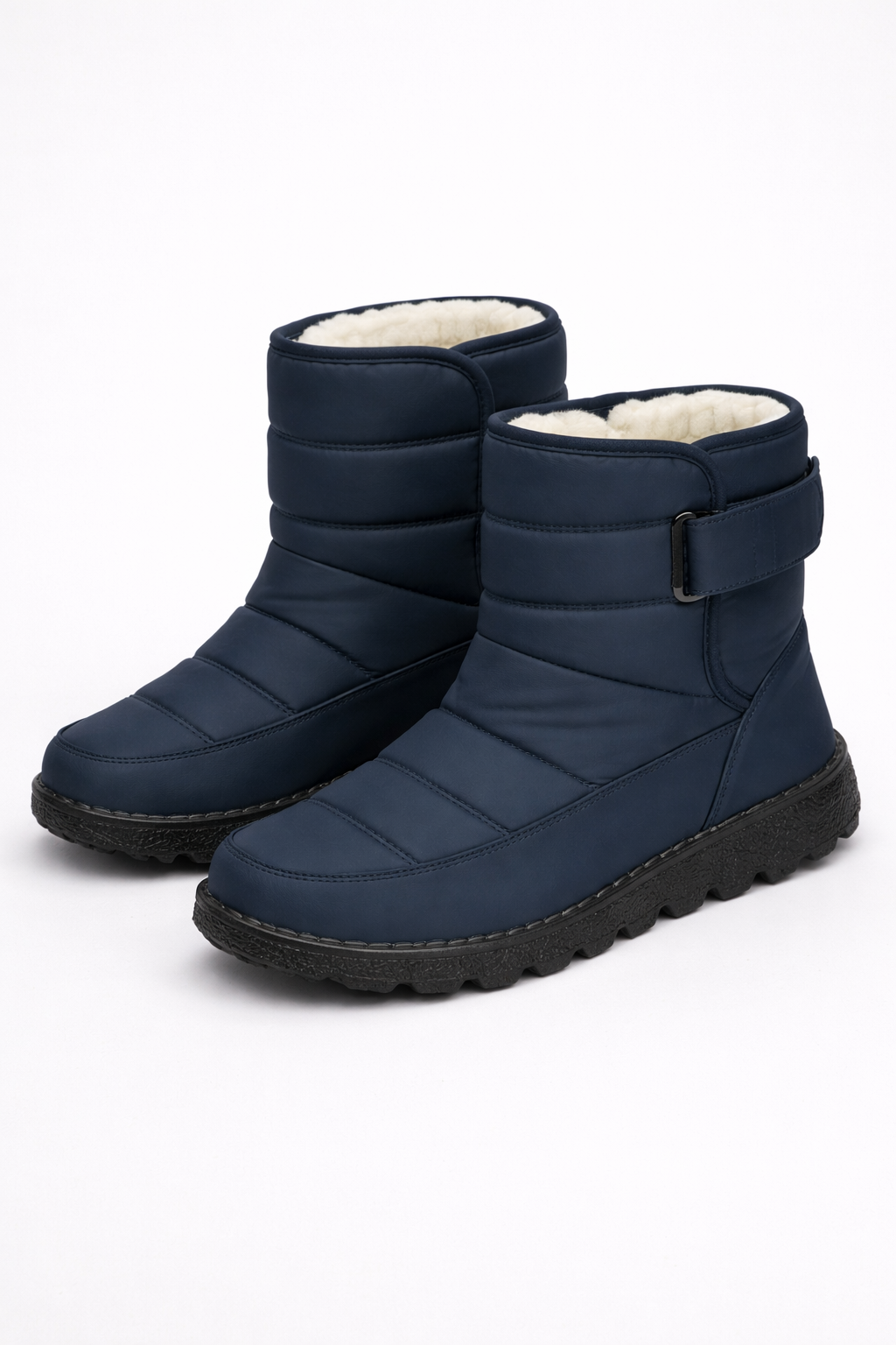 Pikowane Botki Zimowe