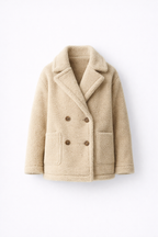 Miękka Sherpa Zimowa Kurtka