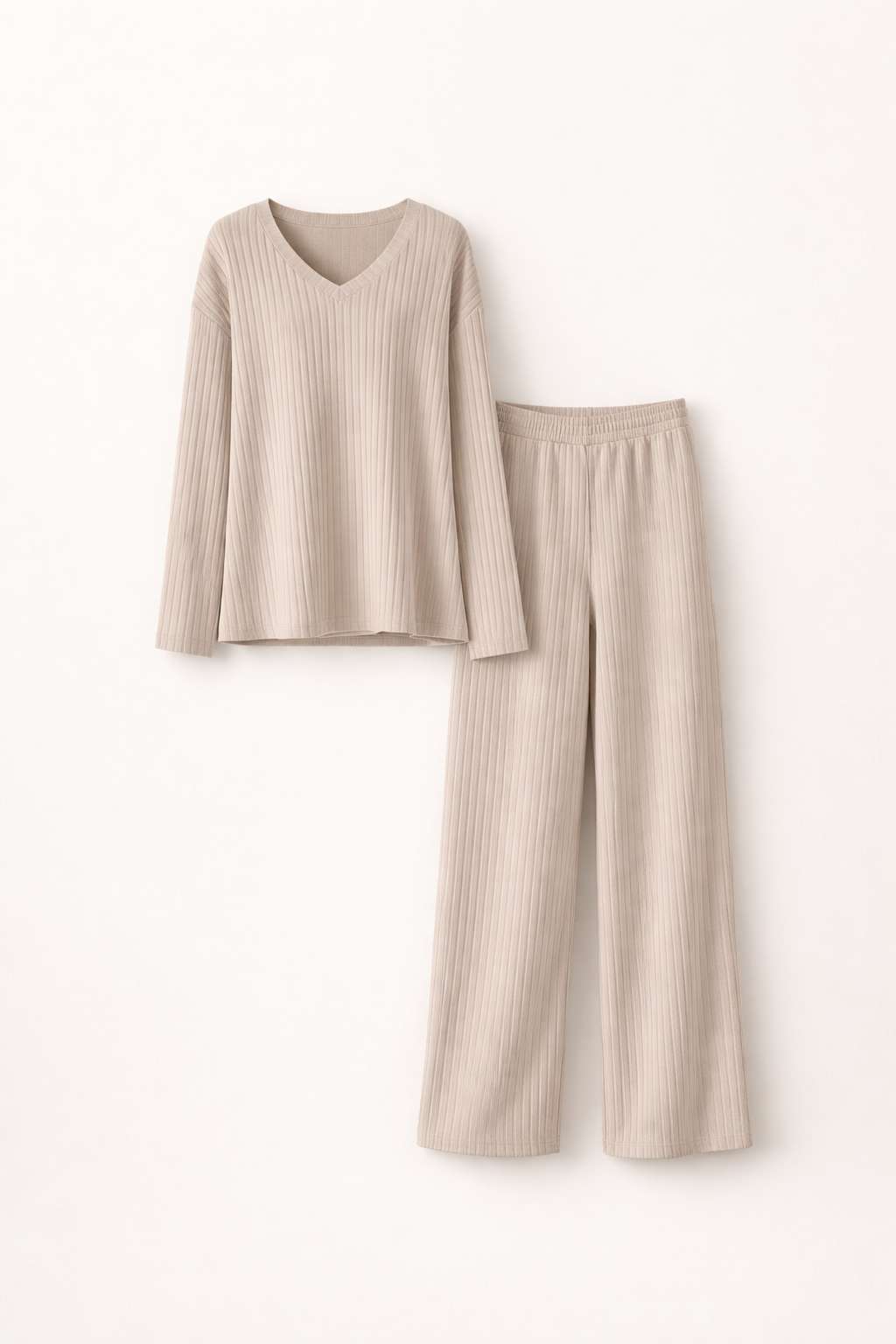 Zestaw Loungewear z Rękawem Rybim