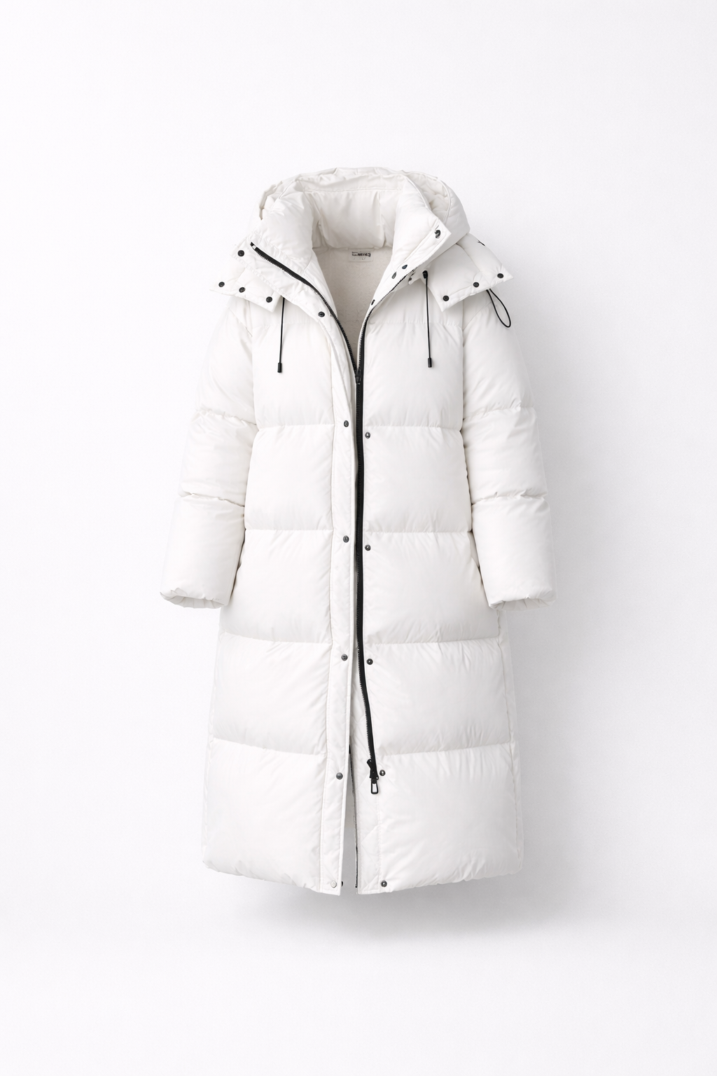 Zima – Miękko Wypełniona – Długa Kurtka Puchowa