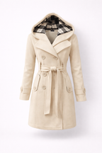 Jesień – Miękki Wełniany Dotyk – Dopasowany Trencz