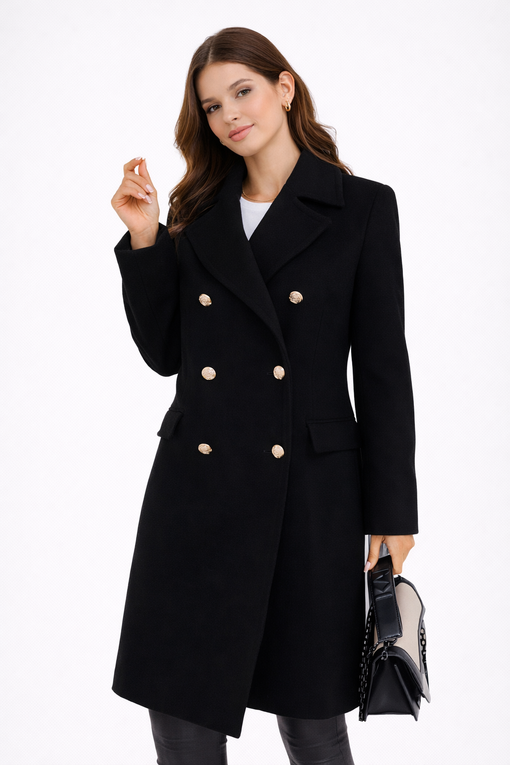 Zima – Luxe Wolfeel – Długi Płaszcz