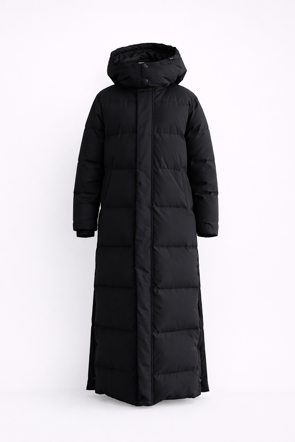 Zima – Miękko Wypełniona – Ekstra Długa Kurtka Puchowa