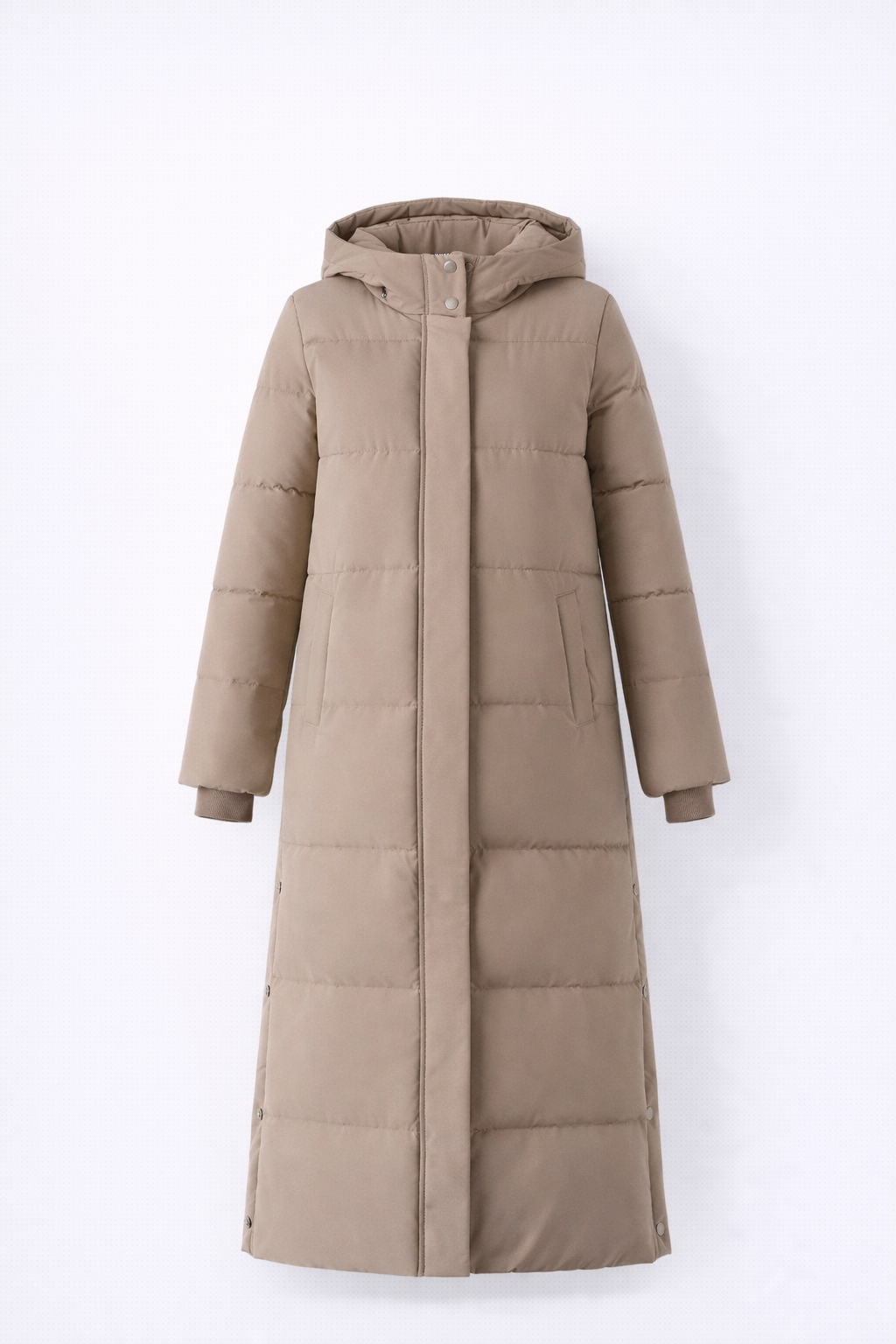 Zima – Miękko Wypełniona – Ekstra Długa Kurtka Puchowa
