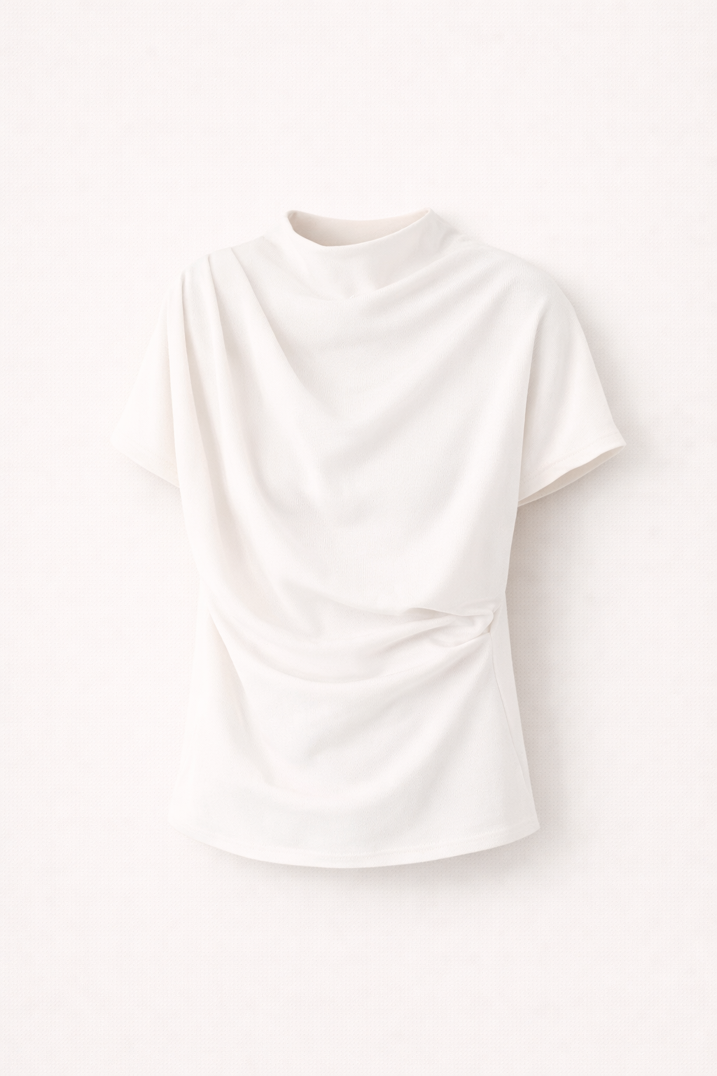 Top z drapowaniem Elegancja