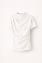 Top z drapowaniem Elegancja