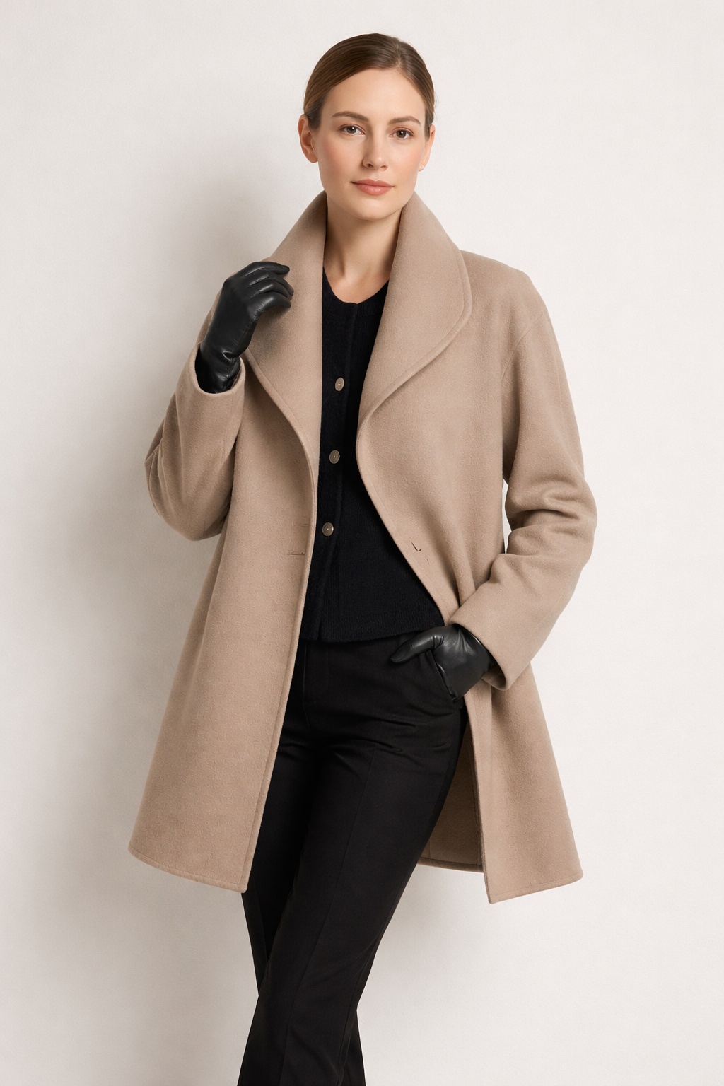 Jesień – Luksusowy Płaszcz Wełniany