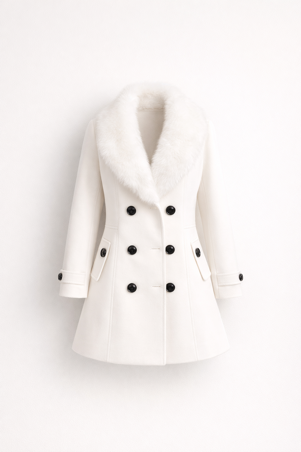 Zima – Luksusowy Płaszcz z Sztucznego Futra