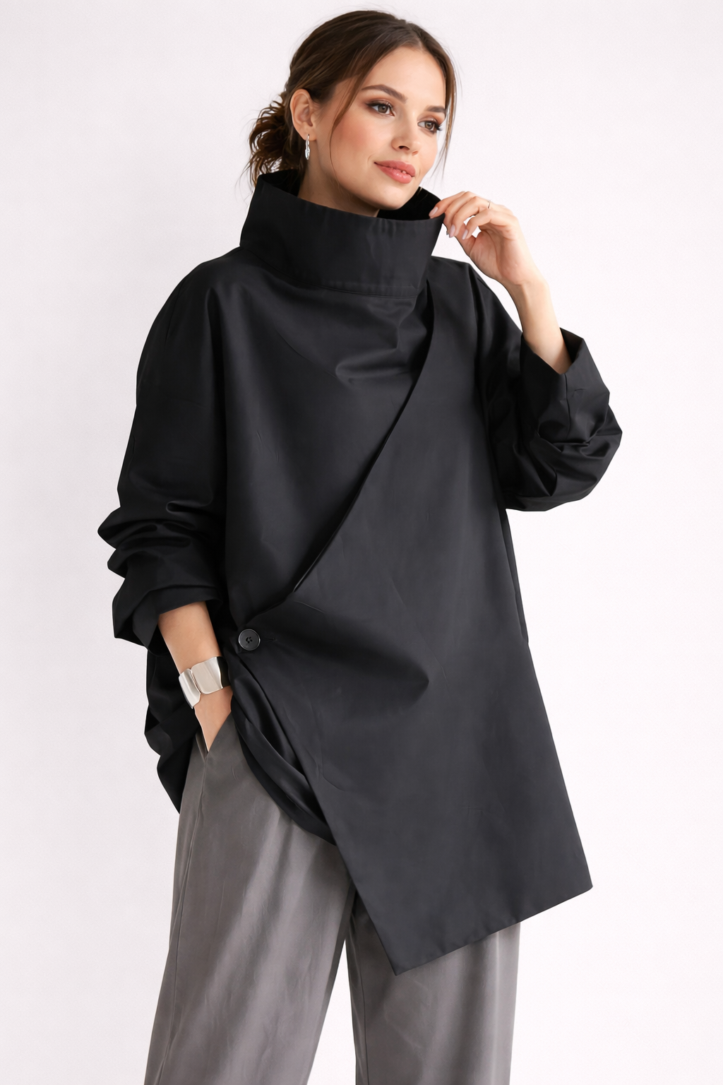 Jesień – Minimalistyczna Bluzka Soft Touch