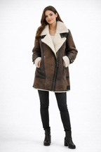 Zima – Suèdefeel Teddy Lining – Płaszcz Aviator