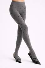 Eleganckie Legginsy z Subtelnym Wzorem Serca