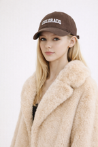 Vintage Czapka z Wysokiej Jakości Bawełny