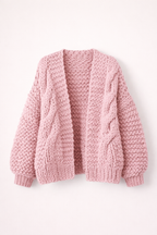 Gruby Sweter Roboczy z Oversize Sylwetką