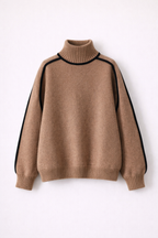 Elegancki Golf z Kontrastowymi Detalami