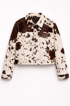 Kurtka w wzór krowy