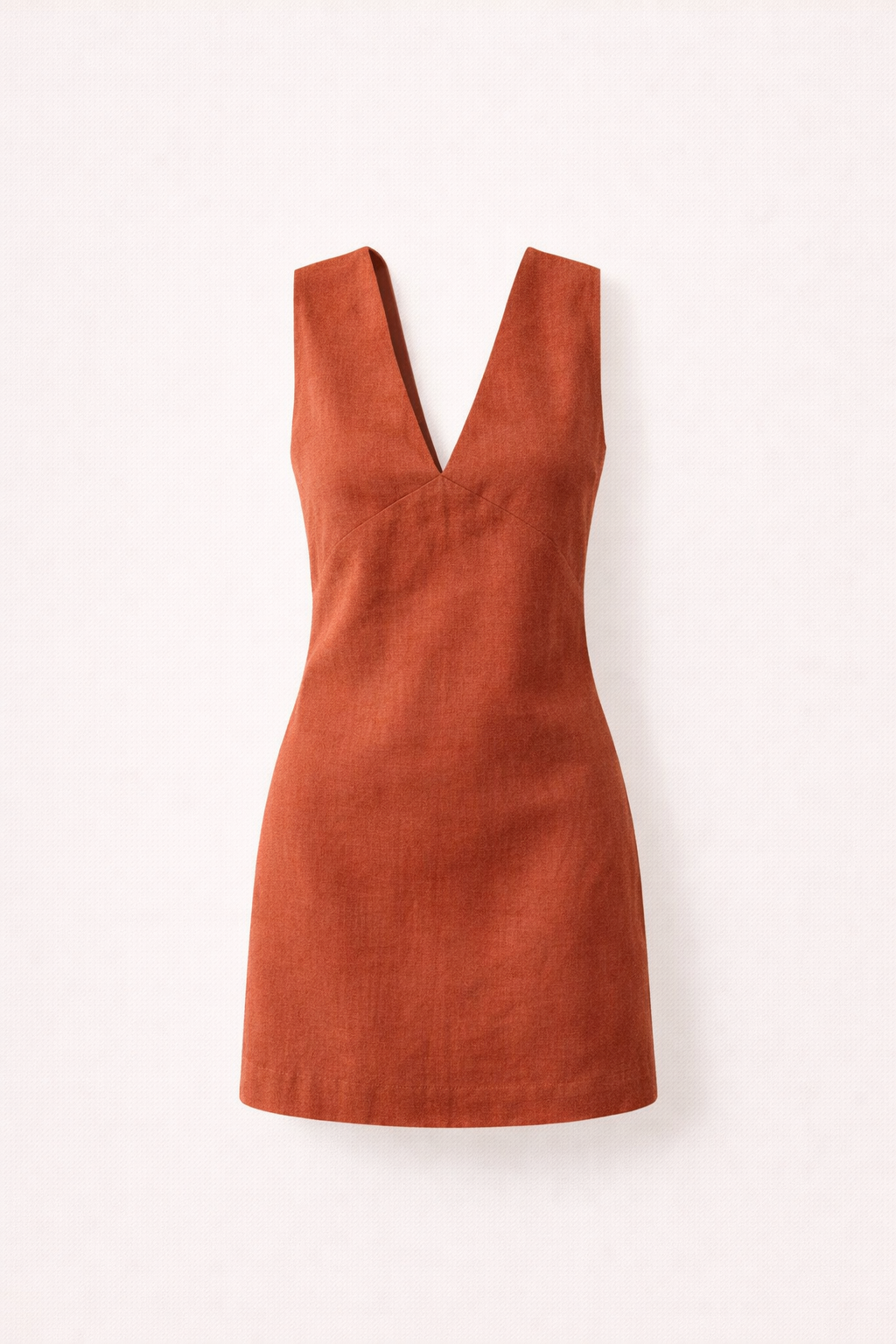 Lniana mini sukienka