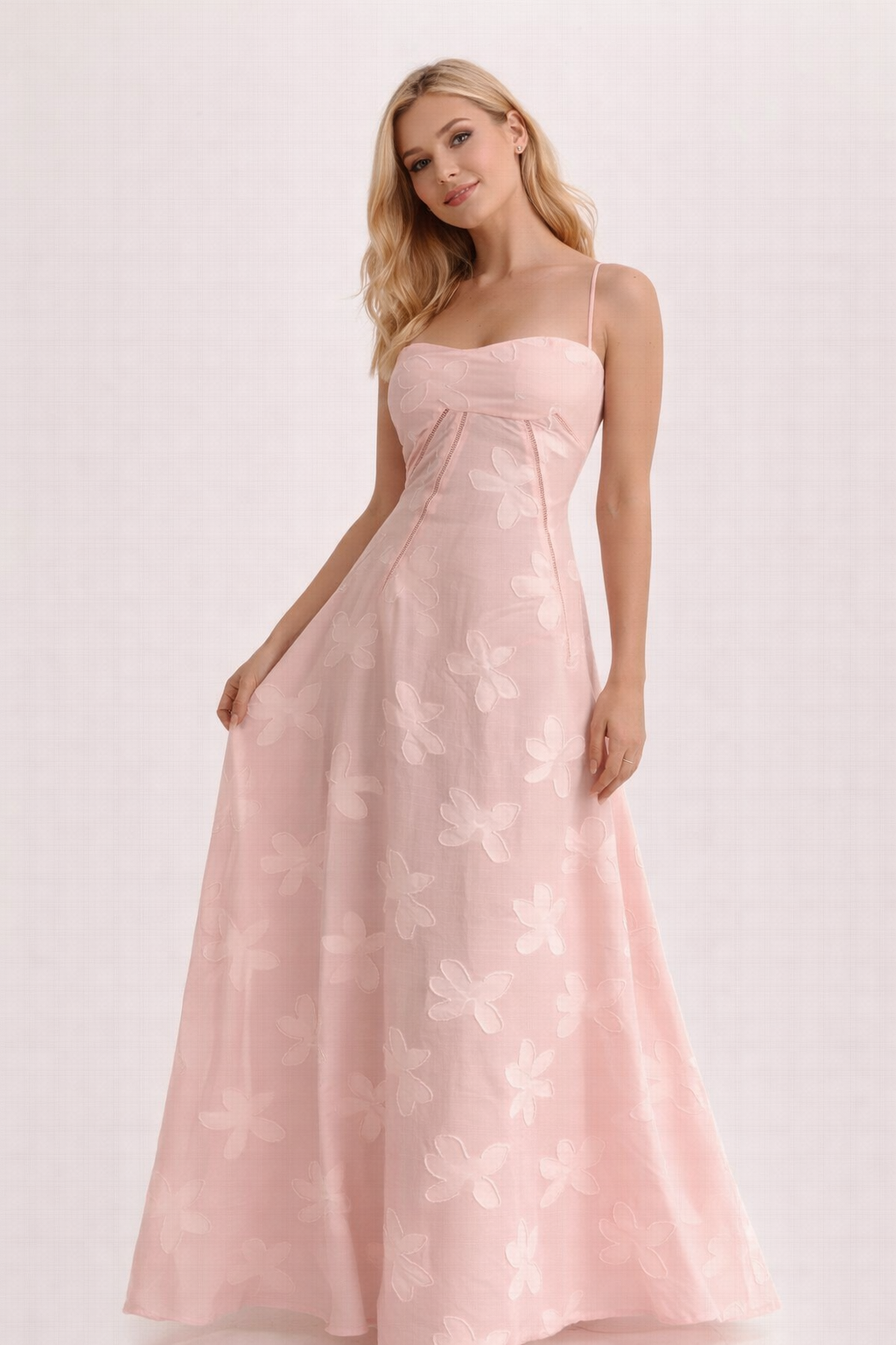 Sukienka Maxi z Kwiatowym Wzorem