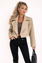 Krótka Kurtka Bouclé Woollook