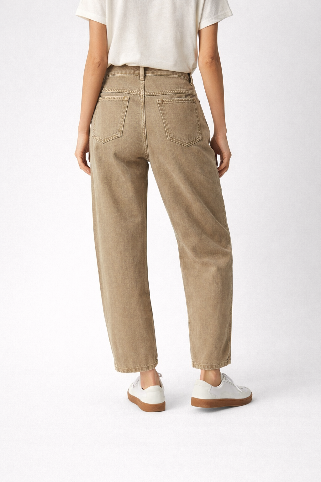 Letnie Bawełniane Spodnie o Szerokich Nogawkach