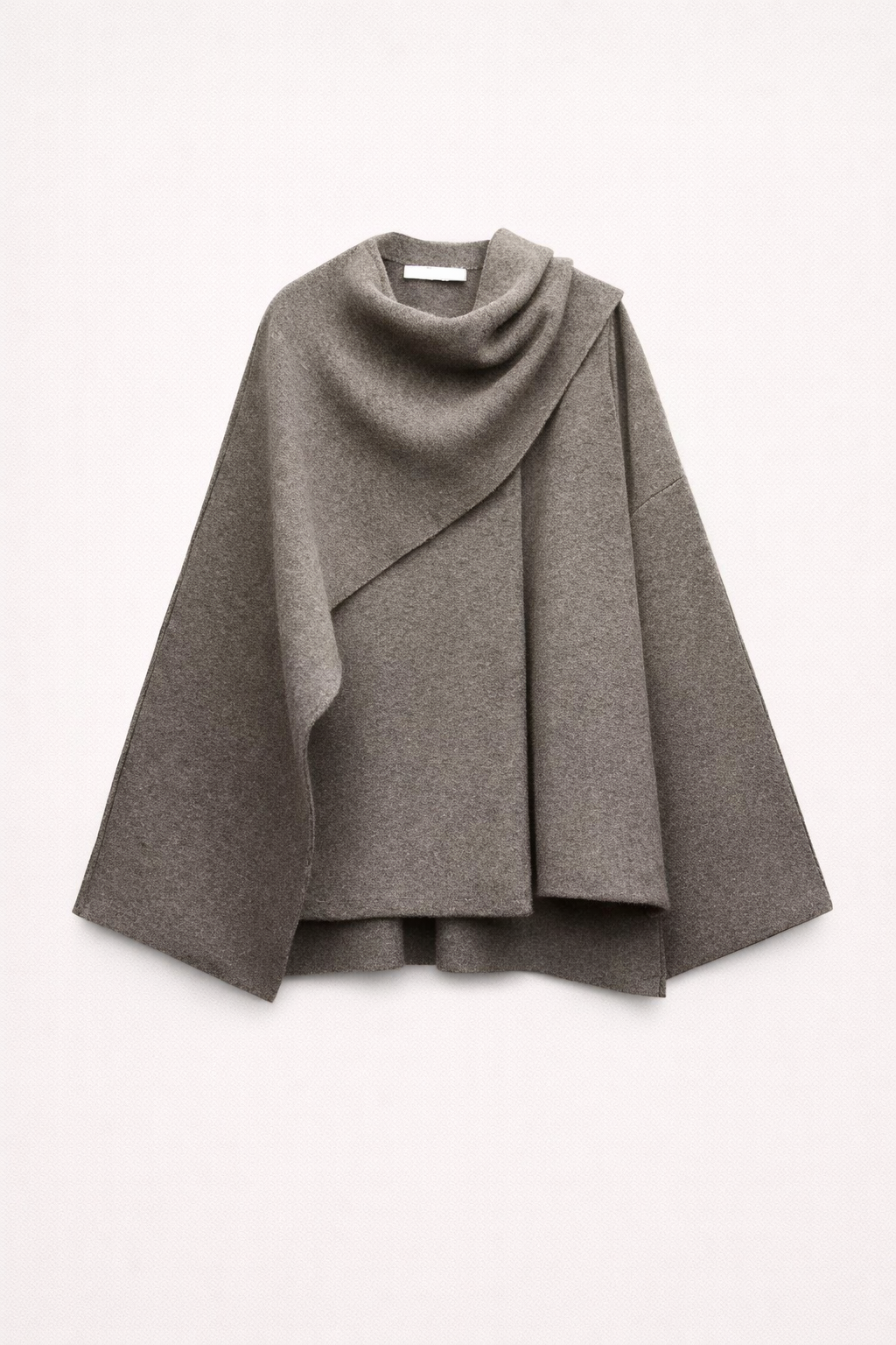 Drapowana Kurtka Wełniana