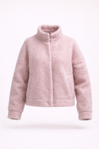 Krótka kurtka bouclé