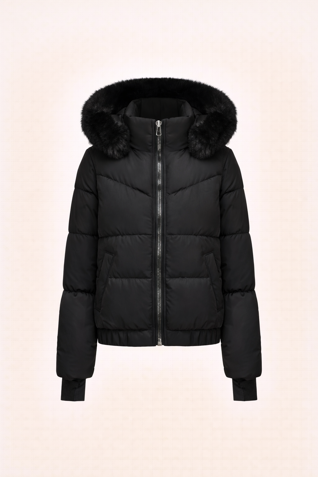 Krótkie luksusowe puchowe kurtki