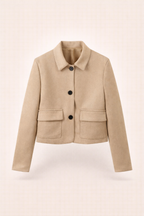 Minimalistyczna Krótka Kurtka