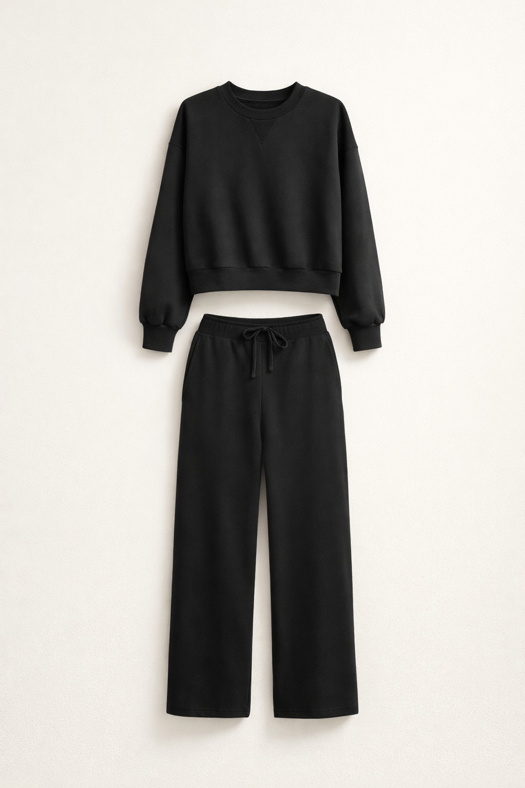 Zestaw wygodny z miękkiej dzianiny